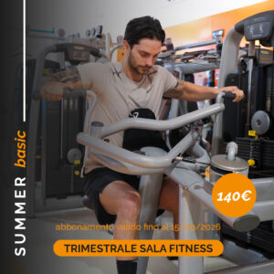 SUMMER BASIC sala fitness al 15 settembre 2026