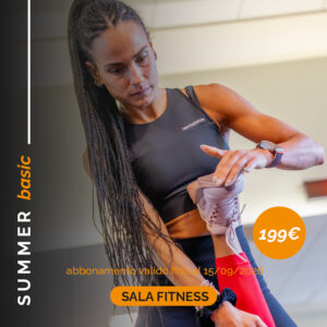 SUMMER BASIC sala fitness al 15 settembre 2026
