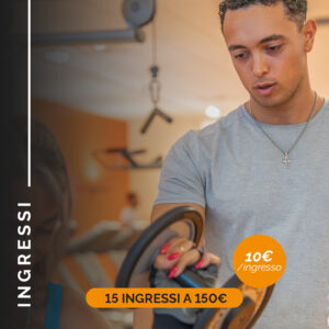 15 INGRESSI da utilizzare in 90 gg